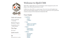 Desktop Screenshot of djedi-cms.org